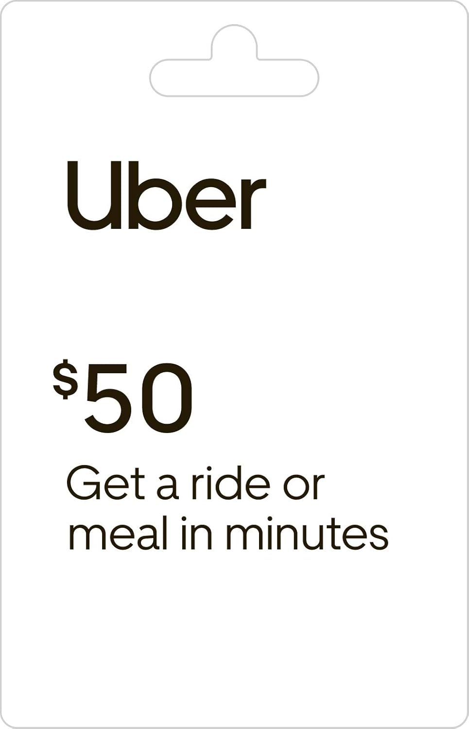$50 Uber Gift Card
